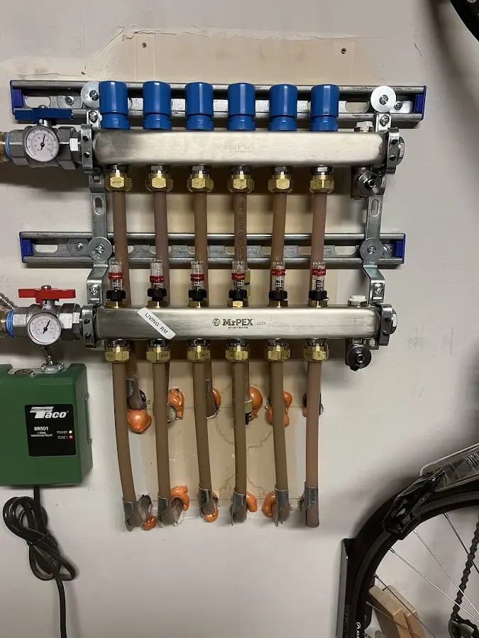 Plumber performing Leak Detection at a residential property in St. Augustine Beach